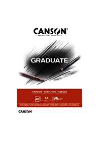 Resim Canson Eskiz Bloğu Graduate Croquıs 40 Sy A4 96 Gr 