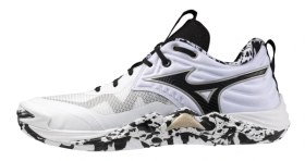 Resim Mizuno Wave Momentum Elite Unisex Voleybol Ayakkabısı Beyaz / Desenli 
