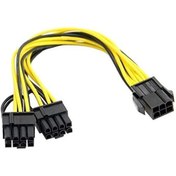 Resim 6 Pin Y Kablo 6 Pin Ekran Kartı Çoklayıcı Kablo 6 Pin Ekran Kartı Power Çoklayıcı 6 Pin Power Uzatma 6 Pin Power Splitter 