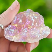 Resim 1 adet/3 adet Zarif Aura Gül Kuvars Doğal Kristal Taşlar, Akvaryum Dekorasyonu, Ev Dekoru, Başlangıç Kristal Hediyeleri, Noel ve Cadılar Bayramı için İdeal 