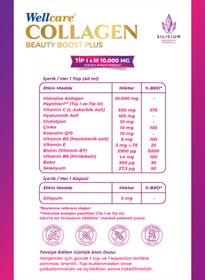 Resim Wellcare Collagen Beauty Boost Plus Karpuz Nane Aromalı 10.000 mg Likit Form - 30 Tüp & 30 Silisyum Kapsül 
