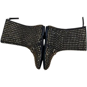 Resim TakıDolabı Zımba Detay Hakiki Deri Bot 