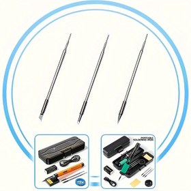 Resim Yuvarlak Başlı USB-B Lehimleme Demiri - Dayanıklı Alaşım Yapısı, Pil Gerektirmez, Kullanımı Kolay - DIY Tutkunları ve Uzmanlar İçin Mükemmel 