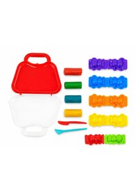 Resim Uniqlion Oyun Hamuru 3 Boyutlu Hayvanlar 18,5x15,5x5cm Kırmızı 
