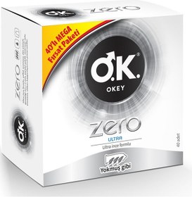 Resim Zero Ultra Prezervatif 40'lı 