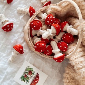 Resim Amigurumi Kırmızı Mantar 