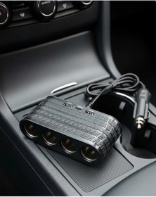 Resim Nm-store Araç İçi Güç Dağıtıcı 4 Çakmaklık 2 Usb 1 Type C Şarj Ünitesi 