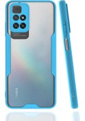 Resim Redmi 10 Kılıf Hptk Parfe Kapak - Mavi Mavi 