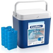 Resim Coolist Clb30set 30 Litre Buzluk + 3 Adet 400gr. Buz Kaseti Fr Clb30set 