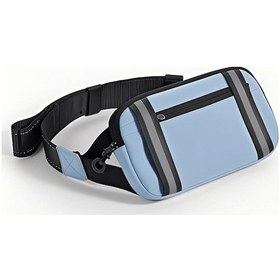 Resim Koşu Çantası Binicilik Çantası Bel Çantası Kemer Çantası Açık Hava Spor Çantası Göğüs Çantası Motosiklet Çantası Cep Telefonu Saklama Çantası B Mavi Mavi 