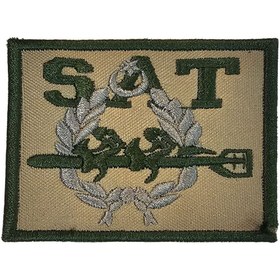 Resim ISG Airsoft SAT Özel Kuvvetler Patch – Çöl Rengi 