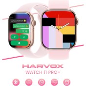 Resim Harvox Watch 11 Pro+ Akıllı Saat Apple iPhone ve Android Tüm Telefonlara Uyumlu 