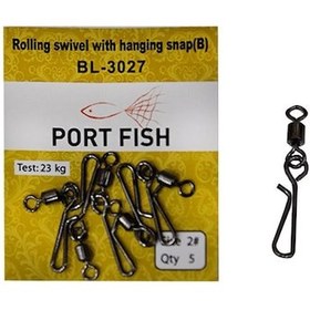 Resim Portfish BL-3027 Hızlı Değişim Fırdöndüsü NO :10 