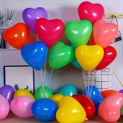 Resim 50 adet Canlı Renkli Karışık Renk Kalp Şekilli Lateks Balon - Doğum Günleri, Düğünler, Sevgililer Günü ve Daha Fazlası İçin Mükemmel - Dayanıklı Emülsiyon Malzemesi, Güç Gerektirmez, Kutlama Balonları | Canlı Balon Tasarımı | Dayanıklı Lateks Balonlar, Doğum Günü Balonları 