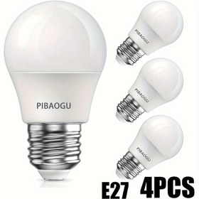 Resim 4 adet E27 LED Ampul 220V 6W LED Ampuller 6500K/4000K/3000K LED Ampul, Oturma Odası İçin Uygun Ev İç Mekan 