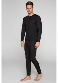 Resim Bonbonetti Unisex -20 Derece Siyah Termal İçlik Takım Siyah 