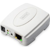 Resim Digitus 1 port Fast Ethernet Print Server, 1 x USB 2.0 port, 1 x RJ45&lt;br&gt;Digitus USB Print Server, 1-Port 1x RJ45, 1x USB A, USB 2.0 