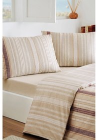 Resim Özdilek Ranforce -linea Nova Krem- Tek Kişilik Nevresim Takımı Krem 