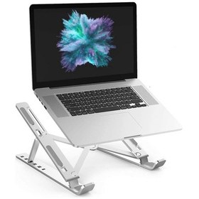 Resim N29-3-gümüş Katlanır Aluminyum Laptop Bilgisayar Standı 