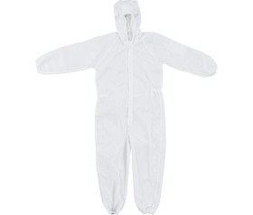 Resim Creatorally Koruyucu Tulum Polyester Statik Dirençli Toz Geçirmez Parçacık Geçirmez Iş Giysisi Smt Atölyesi Için (Yurt Dışından) 