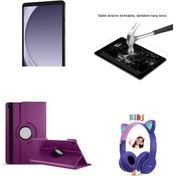 Resim Samsung Galaxy Tab A9 8/128 GB 8.7'' TABLET+MOR IŞIKLI BLUETOOTH KULAKLIK+MOR KILIF+NANO KIRILMAZ CAM 