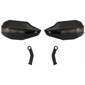 Resim GP Kompozit Honda CB250R 2018-2024 Uyumlu Led Sinyalli Elcik Koruma Siyah 