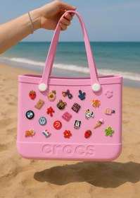 Resim Crocs Çanta (50 adet süs hediyeli) 
