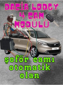 Resim Yerlikit YERLİKİT Dacia Lodgy 4 Cam Modülü (ŞOFÖR CAMI OTOMATİK OLAN) 