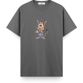 Resim Hugo - Çocuk Tshirt - Antrasit / 9-10 Yaş / Regular 