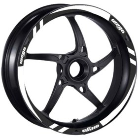 Resim Tvs Wego 110 2012-22 Uyumlu Beyaz Jant Şeridi 