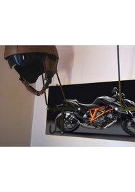 Resim Özel Fotoğraflı Kask Askısı, Motorcu Kask Askısı, Personalv75 