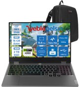 Resim Lenovo loq 15IAX9 Intel I5 12450HX 16GB Ddr5 2tb SSD RTX4060 8gb (105W) 15.6″ Fhd Freedos 15.6" IPS Fhd 144HZ Taşınabilir Bilgisayar 883GS007XTRF05 + Zettaçanta 