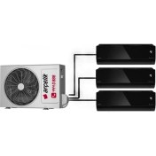 Resim Arçelik A++ 12000 BTU + 12000 BTU + 12000 BTU İç Ünite (1 adet Dış Ünite = 3 adet İç Ünite) 24000 BTU 1+3 Multi Inverter Klima 