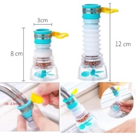 Resim Eco Lounge Oynar Başlıklı Pervaneli Taşlı Musluk Başlığı 