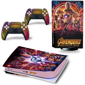 Resim Kt Grup Avengers Infinity War Playstation 5 Standart Dijital Versiyon Sticker Kaplama Seti 