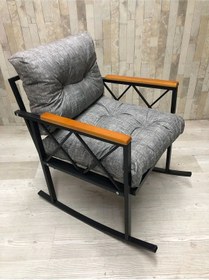 Resim Sallanır Sandalye Tv Koltuğu Kafe-balkon-mutfak-berjer-ofis-salon Sallanır Koltuk Koltuk Miami Gri 