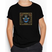 Resim Batushka Raskol Design Siyah Çocuk Tişört Siyah 