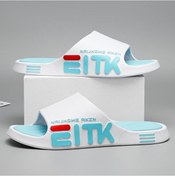 Resim Mavi Erkekler Trend Yeni Yazlık Terlik Pvc Yumuşak Alt Bulut Slaytlar Işık Plaj Ayakkabısı Erkek Uygun Kapalı Ve Açık Mavi 