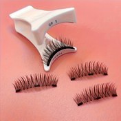 Resim 4 adet Uygulayıcı ile Manyetik Sahte Kirpik - Yeniden Kullanılabilir, Yapıştırıcı Gerektirmez, Profesyonel Göz Makyaj Aksesuarları, Alkol İçermeyen, Kokusuz Plastik Malzeme, 6-9mm Uzunluklar Dahil, C Kıvrımı, Doğal Stil, Kirpik Koleksiyonu, Kirpik Uzatma, Şık Tasarım, Dayanıklı Plastik 