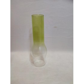 Resim Normadia Şeffaf ve Açık Yeşil Renkli Avize Lamba Camı, 7cm Alt Çap, 25CM Yükseklik 