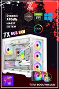Resim Zeiron Dynamic X4060s Ryzen 5 5600 16GB DDR4 Ram 512GB NVMe M.2 SSD RTX4060 8GB Oyuncu Masaüstü Bilgisayar 