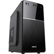 Resim Vento TML0117 300W Peak Standart Micro Tower Bilgisayar Kasası Siyah 