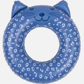 Resim Swim Essentials Blue Leopard Animal Yüzme Simidi 55cm 