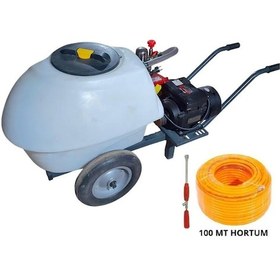 Resim Gardenpro GP60E Büyük Pompa Elektrikli İlaçlama Makinesi 60 L + 100 M Hortum Set 