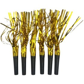 Resim Gold Püsküllü Siyah Kaynana Dili 6 Adet 