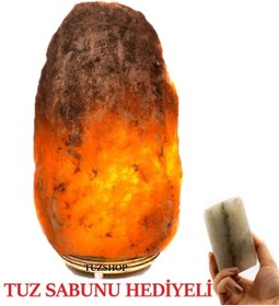 Resim TUZSHOP Çankırı Kaya Tuzu 2-3 Kg Doğal Tuz Gece Lambası 