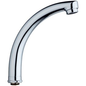 Resim ARMİLLA ARMATÜR Mix Kuğu Banyo Lavabo Musluğu Batarya Borusu 18 Cm Uzunluk 