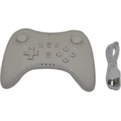 Resim Xinh USB Kablosu ile Wii U Denetleyici Oyun Padi Joypad Kontrolörü Için Kablosuz Pro Gamepad | Gamepads (Beyaz) (Yurt Dışından) 