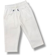Resim Erkek Bebek Beyaz Pantolon Ce50021 Beyaz 
