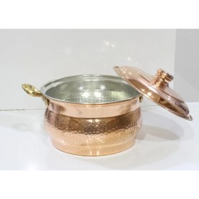 Resim Blk Bakır Bakır 3'lü Güveç Tencere 